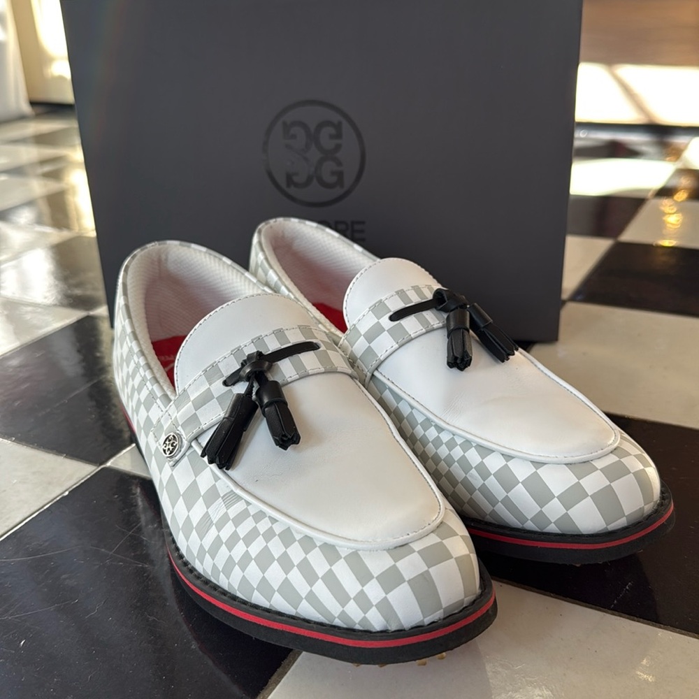 G/FORE Ladies Check Tassel Cruiser, US Size 8
